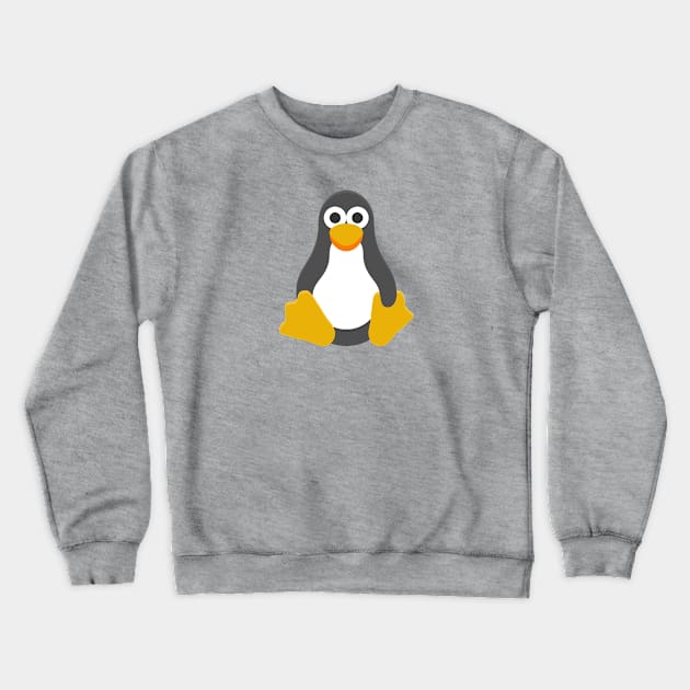 Tux the Penguin Crewneck Sweatshirt by OrangeCup